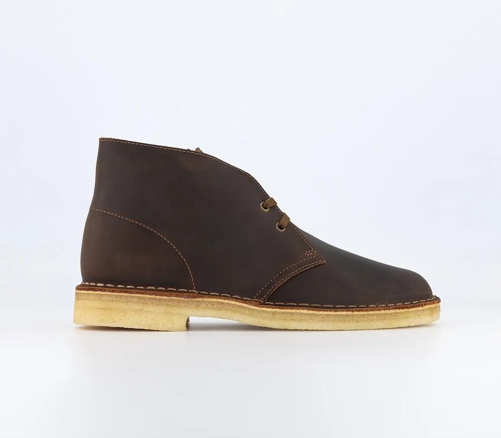 Clarks desert boots beeswax best sale vs suede