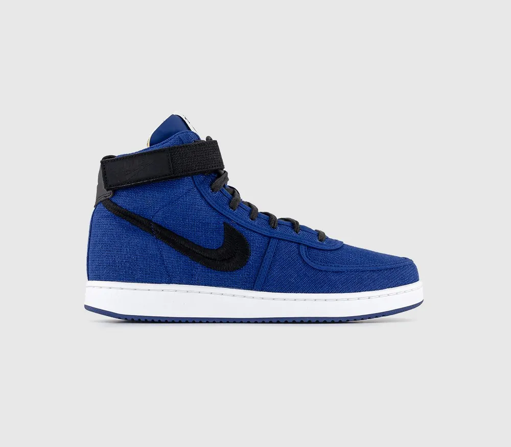 Royal blue outlet and black nikes