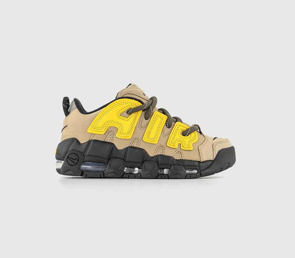 Nike Air More Uptempo Low Trainers Ambush Limestone Vivid Sulfur