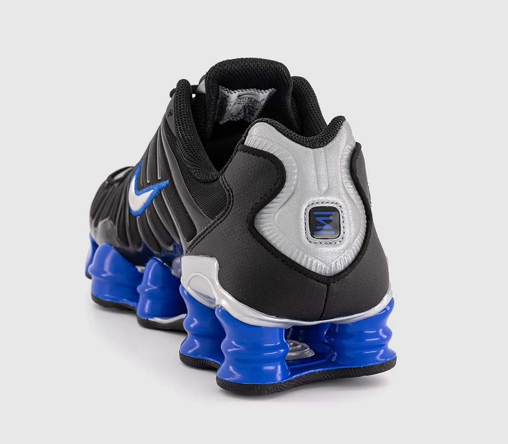 Nike Shox TL Trainers Black Metallic Silver Racer Blue