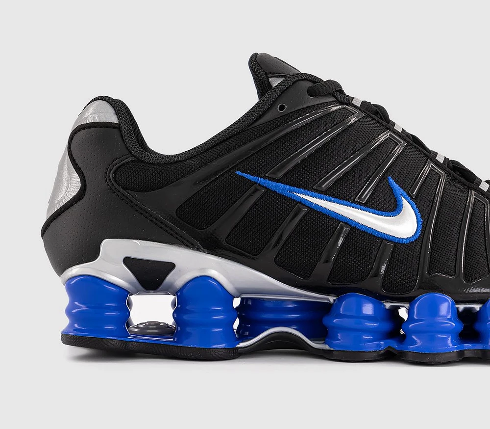 Nike Shox TL Trainers Black Metallic Silver Racer Blue