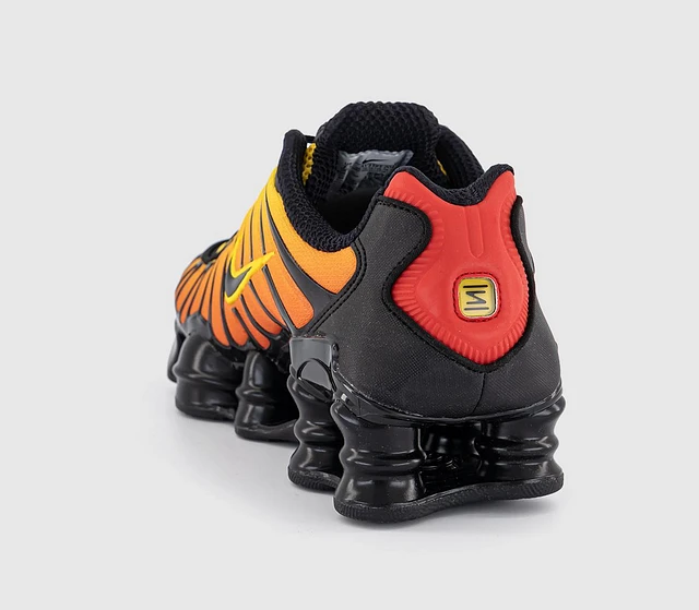 Nike Shox TL Trainers Black Metallic Silver Racer Blue - Men's