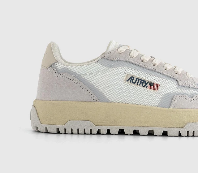 AUTRY Medalist Low Trainers Leather White Space - Men's