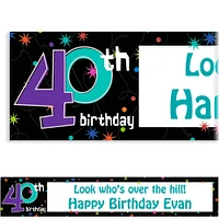 Amscan The Party Continues 30th Birthday Dinner Plates - 9 Inch Prismatic Plates, 8 Count