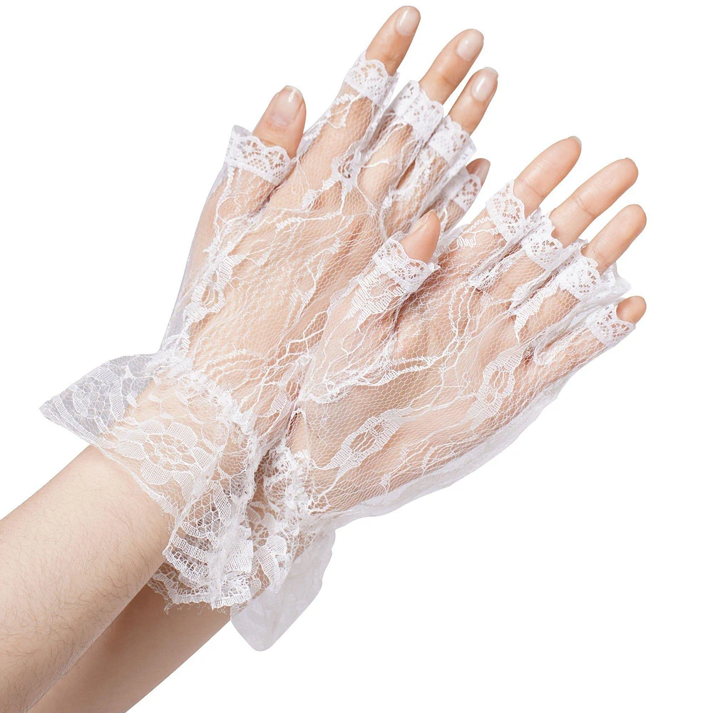 Party city lace gloves discount