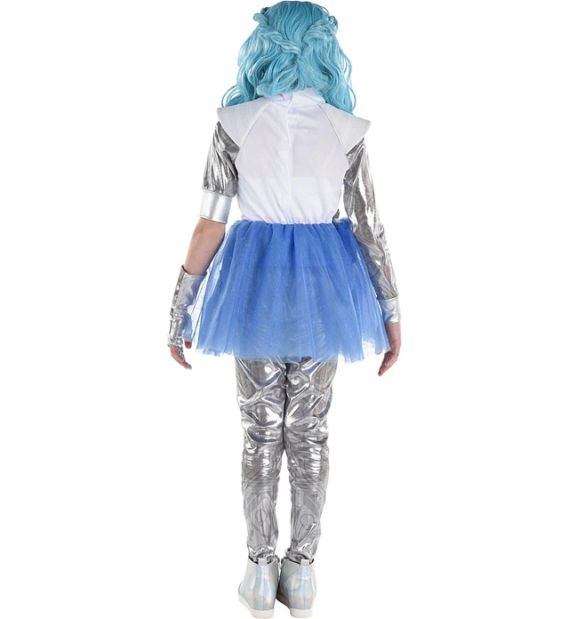 PartyCity Kids Blue Addison Alien Wig Disney ZOMBIES 3