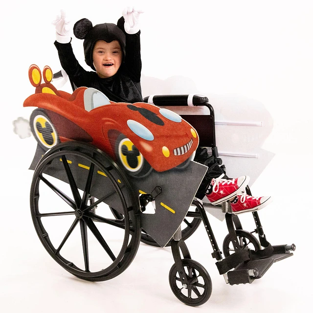 PartyCity Mickey Mouse Funhouse Wheelchair Costume at Hamilton