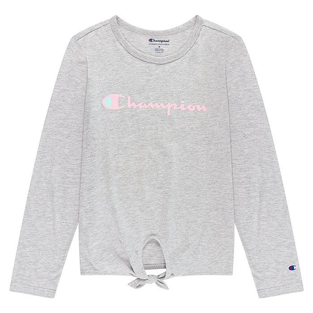 Champion script deals long sleeve women's