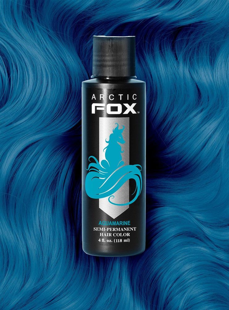 Hot Topic Arctic Fox Semi-Permanent 4 oz. Aquamarine Hair Dye ...