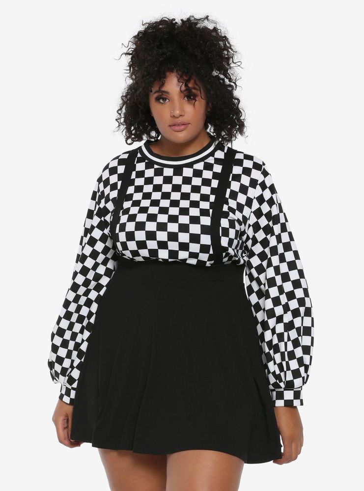 Hot Topic Black Suspender Circle Skirt Plus | Bramalea City Centre