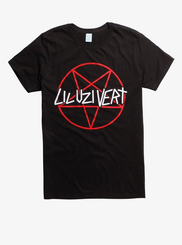 Hot Topic Lil Uzi Vert Pentagram Logo T-Shirt at Hamilton Place in