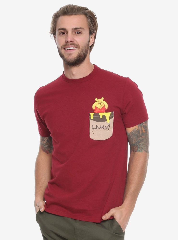 Boxlunch Disney Winnie The Pooh Hunny Pocket T-Shirt - BoxLunch