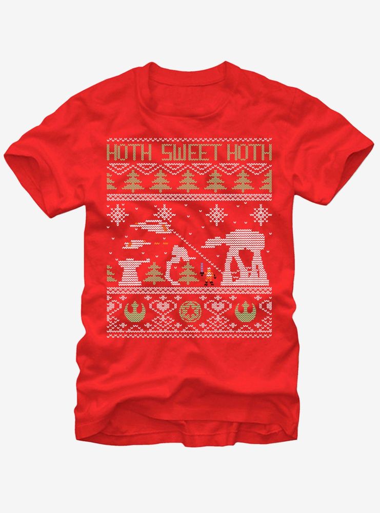 Boxlunch Star Wars Hoth Sweet Ugly Christmas Sweater T Shirt