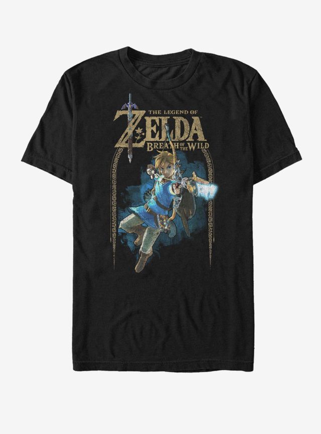 Legend of Zelda Breath factory of the Wild Sheikah Slate Satchel Bag + XL T-Shirt