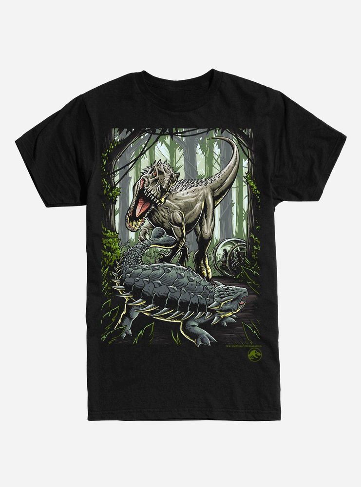 Boxlunch Jurassic World Dinos Jungle Battle T Shirt Mall Of America® 6154