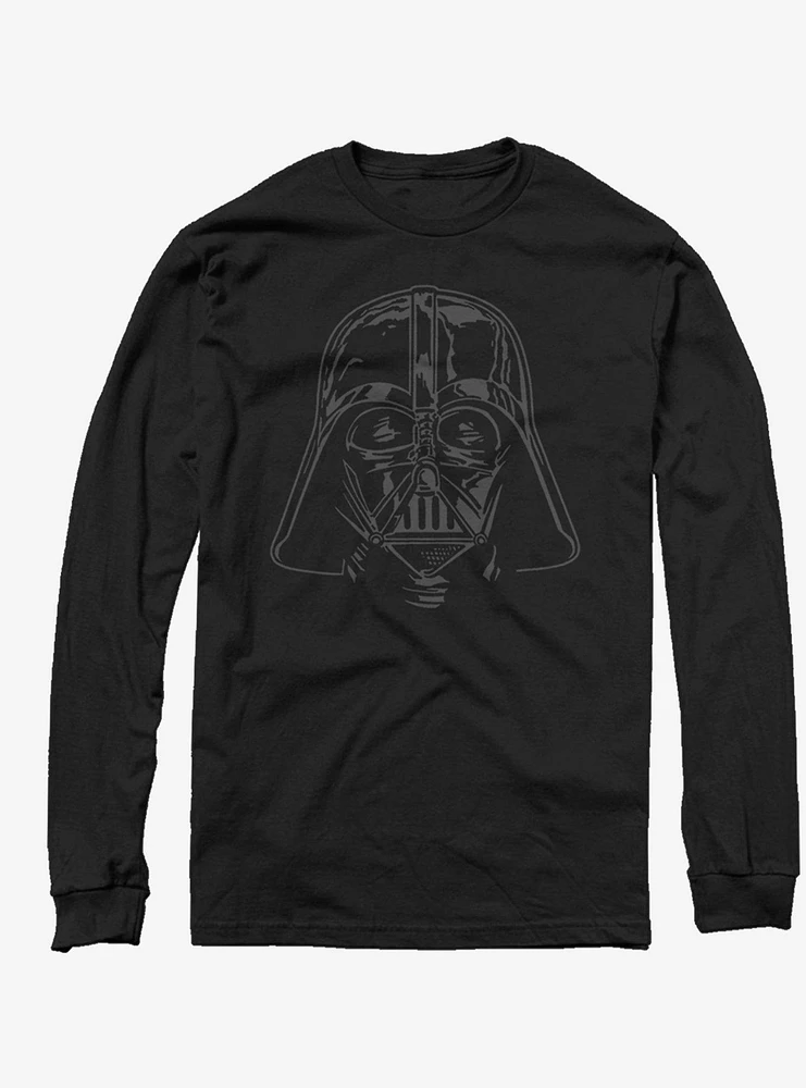 Hot Topic Star Wars Darth Vader Face Long-Sleeve T-Shirt Hot Topic Star Wars Darth Vader Face Long-Sleeve T-Shirt