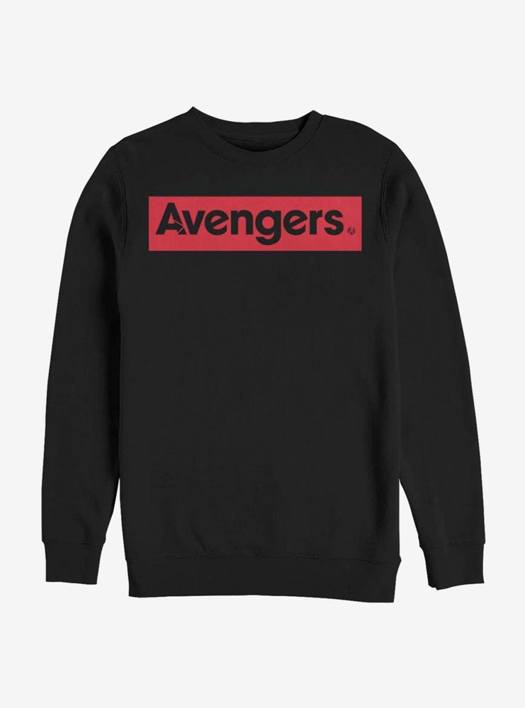 Avengers hotsell logo sweatshirt