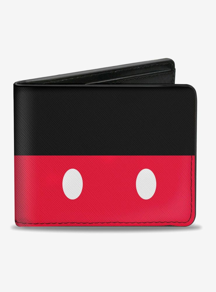Boxlunch Disney Mickey Mouse Bounding Buttons BiFold Wallet Mall of