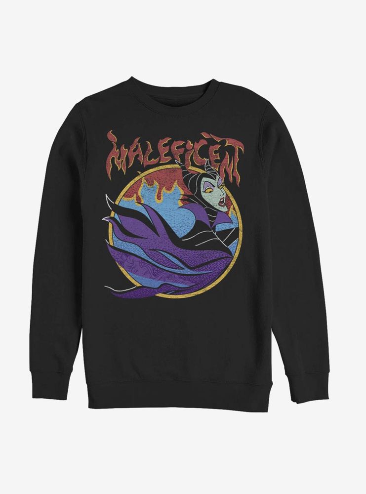 Boxlunch Disney Sleeping Beauty Maleficent Flame Born Sweatshirt | Mall ...