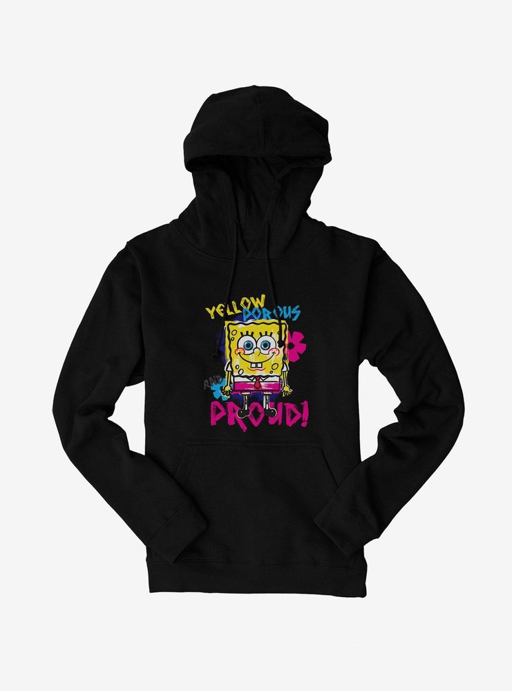 Boxlunch SpongeBob SquarePants Yellow Porous And Proud Hoodie