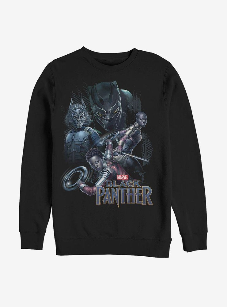 Black panther sweatshirt best sale