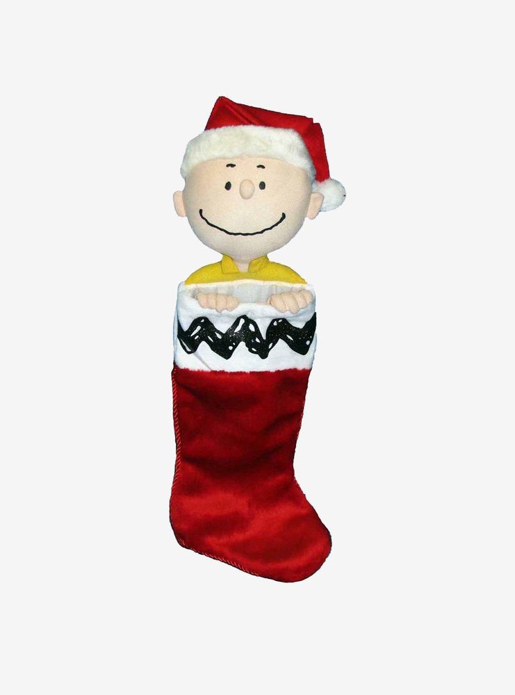 Boxlunch Peanuts Charlie Brown Plush Head Stocking Mall Of America®