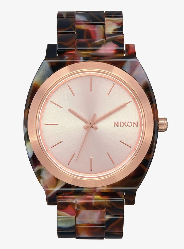 Nixon Medium Time Teller Rose Gold Analog Watch | Hamilton Place