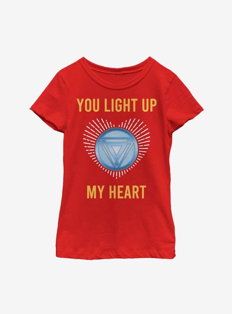 Iron man light up t clearance shirt