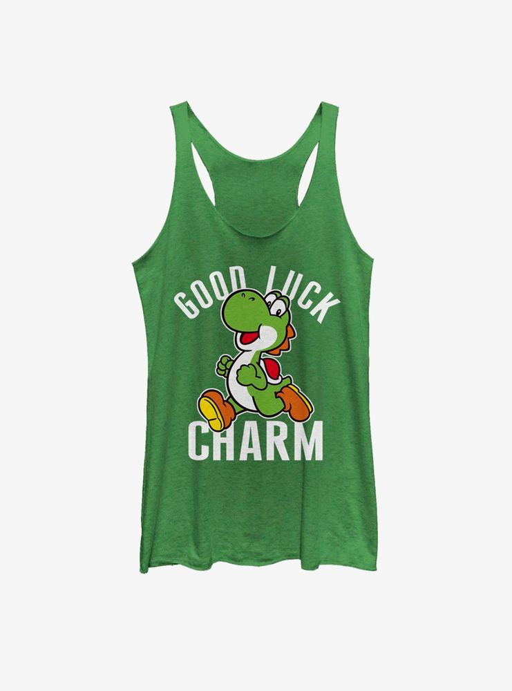 Boxlunch Nintendo Mario Yoshi Good Luck Charm Womens Tank Top