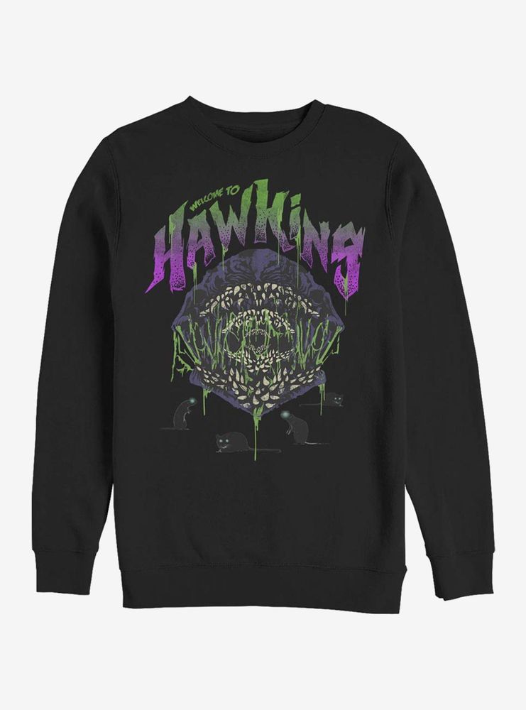 Hawkins sweatshirt hot sale