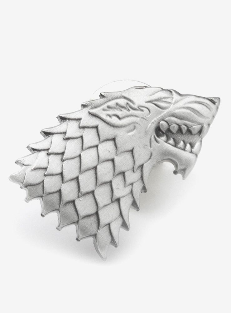 Boxlunch Game Of Thrones Stark Direwolf Antiqued Lapel Pin