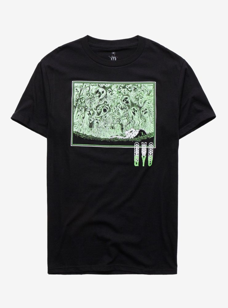 Hot Topic Junji Ito Gyo Green Gas T-Shirt | Dulles Town Center