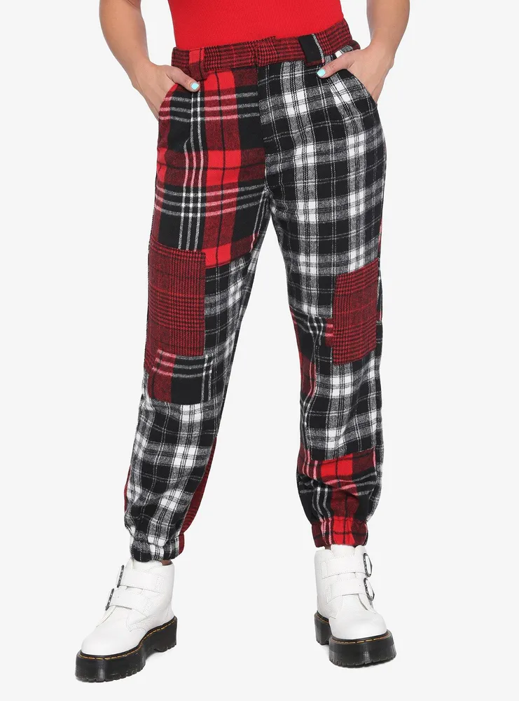 Plaid joggers fashion pacsun