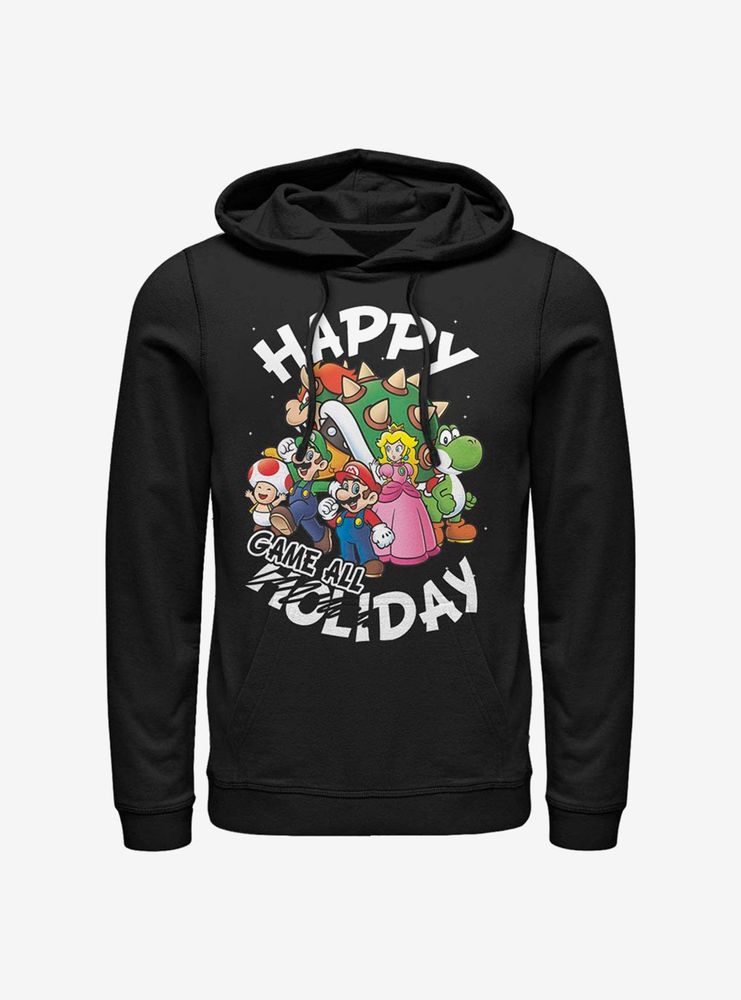 Boxlunch Nintendo Super Mario Happy Game Day Hoodie Coolsprings Galleria