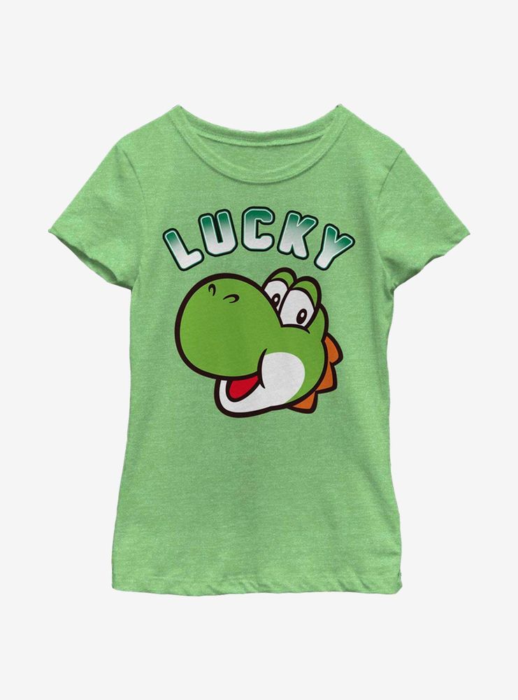 Boxlunch Nintendo Super Mario Yoshi Lucky Youth Girls T-Shirt | Mall of ...