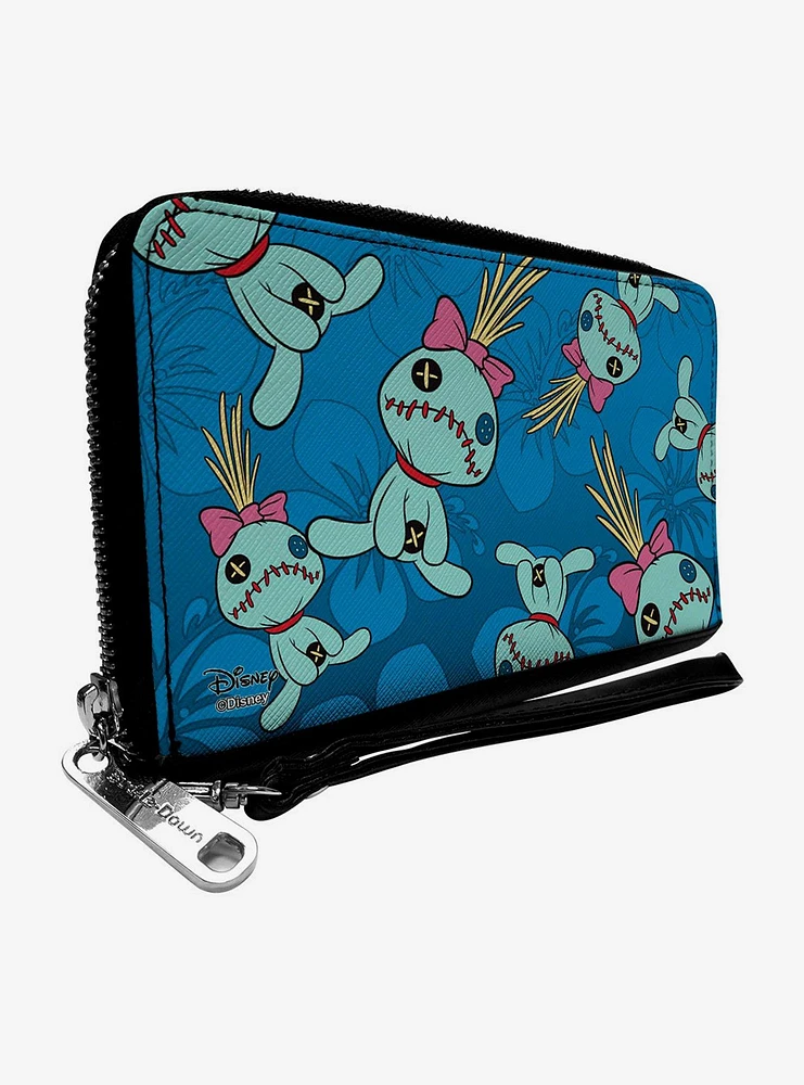 Stitch cheapest Disney giant zipper clutch purse pouch pink blue hot topic