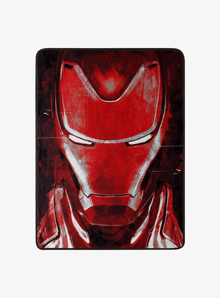 Boxlunch Marvel Avengers Iron Mans Threat Plush Throw Blanket