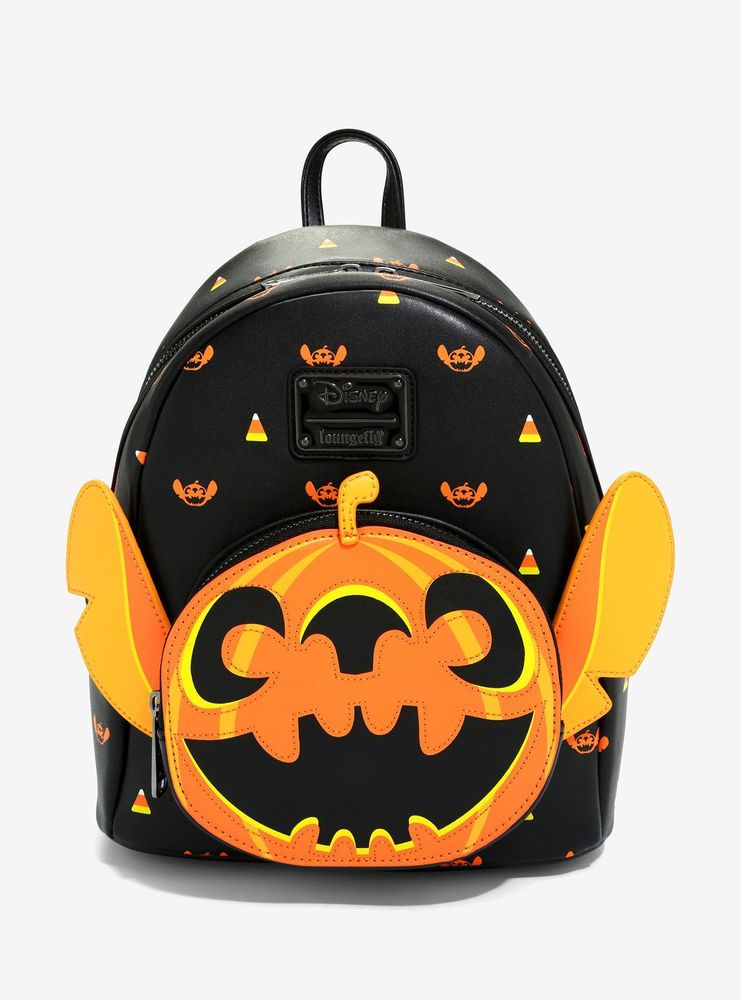 Boxlunch Loungefly Disney Lilo & Stitch Jacko'lantern Stitch Mini