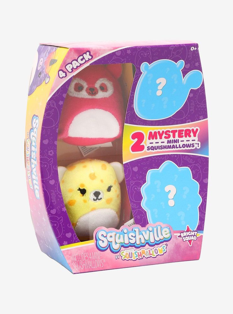 Boxlunch Squishville Mini Squishmallow Bright Squad Plush Set Mall of