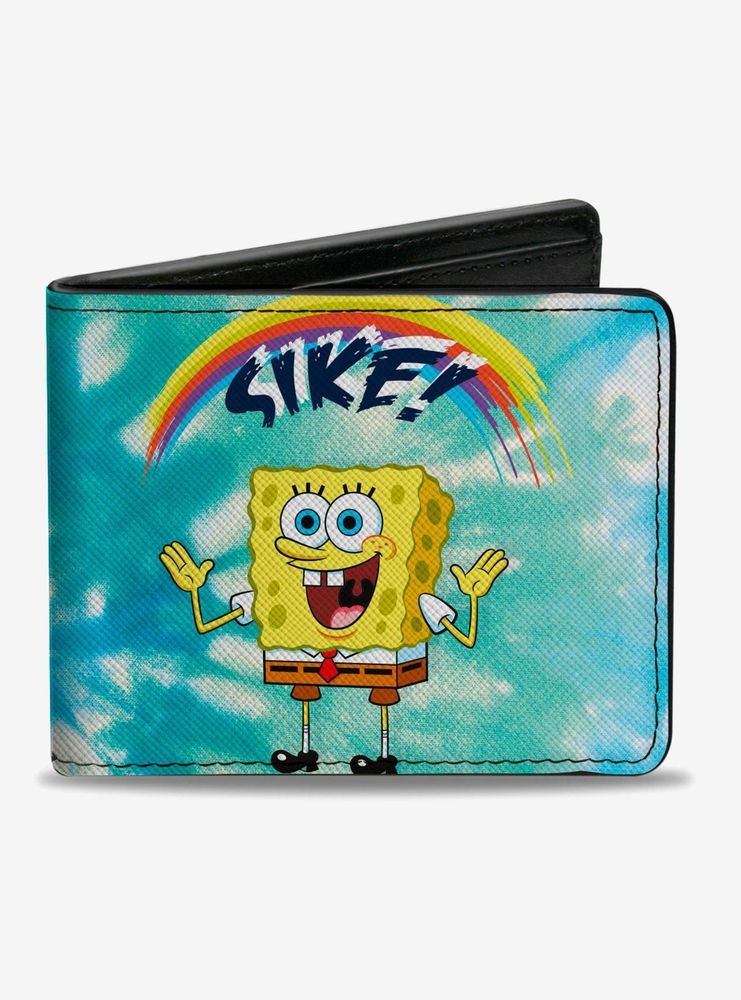 Boxlunch SpongeBob SquarePants Rainbow Sike Bifold Wallet | Mall of ...