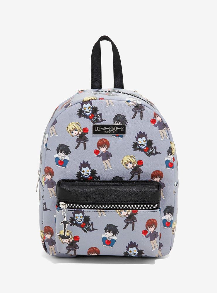 Hot Topic Death Note Chibi Characters & Apples Mini Backpack | Mall of ...