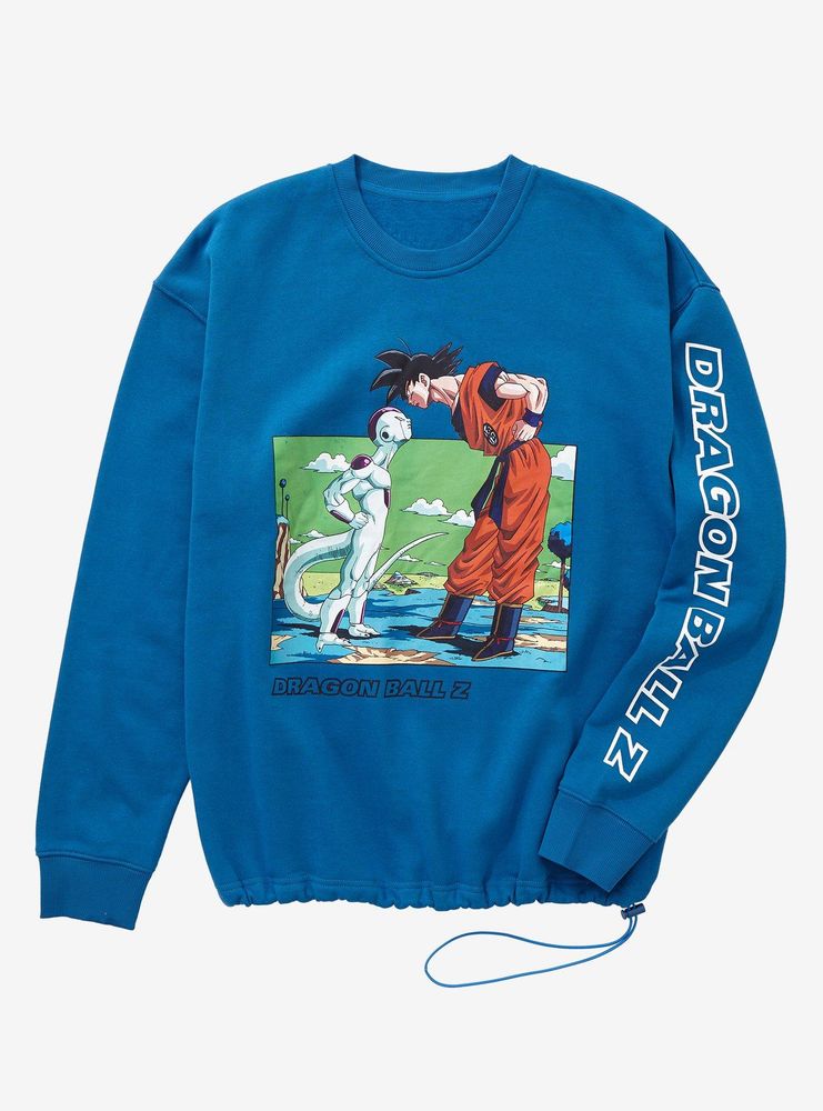 Boxlunch Dragon Ball Z Frieza & Goku Staredown Toggle Crewneck