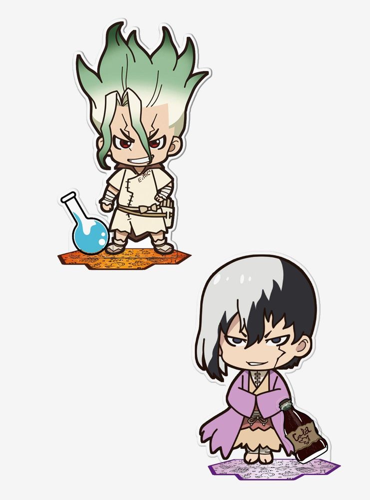【人気商品】 Acryl Gen & Senku Stone Dr. Merch Anime Bundle Connecticut | Bags&Wallets