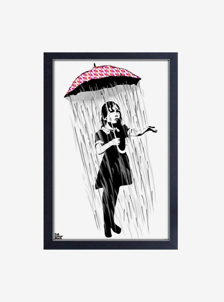 Boxlunch Banksy Umbrella Girl Framed Wood Wall Art | Mall of America®