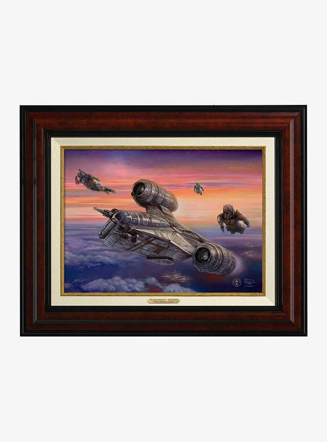 Star Wars The orders Mandalorian The Escort artist signed Gallery Print