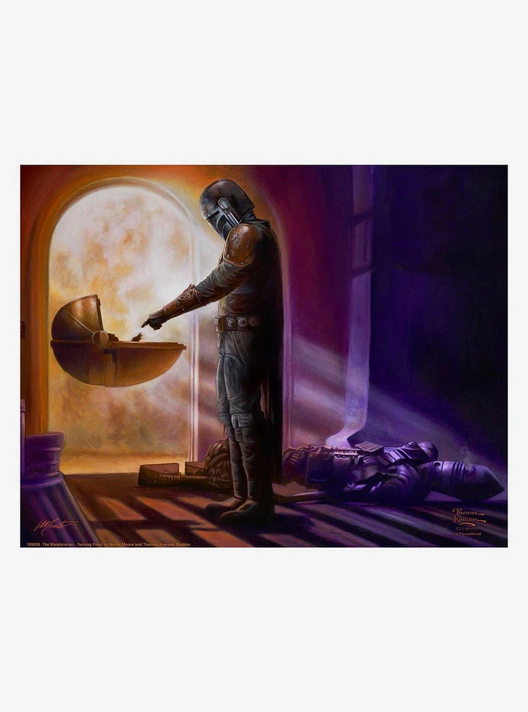 Star Wars The orders Mandalorian The Escort artist signed Gallery Print