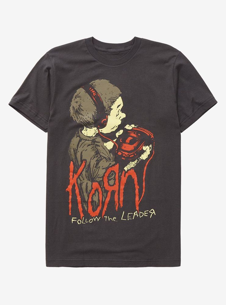 KORN コーン ヴィンテージ バンド Tシャツ L 黒グレー 生地丈夫 ...