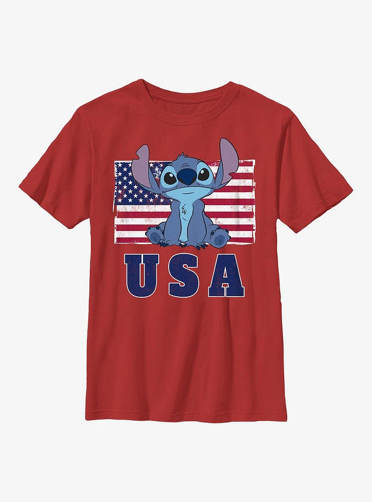 Lilo & Stitch Disney Lilo And Stitch Americana Youth T-Shirt