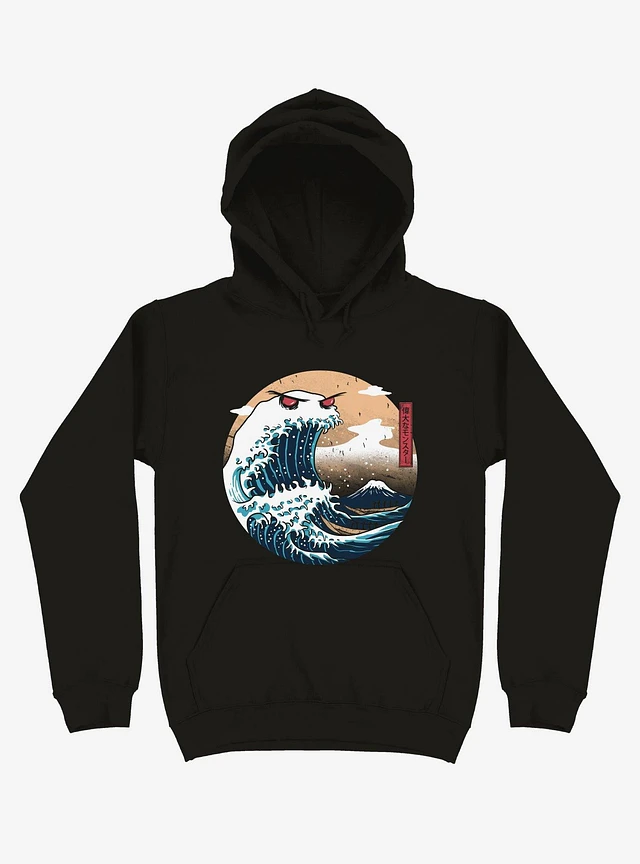 Crunchyroll x Godzilla Wave Black Hoodie | CoolSprings Galleria