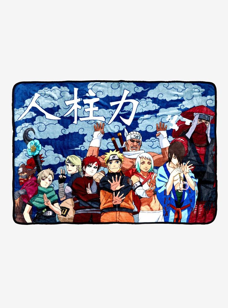 Hot Topic Naruto Shippuden Jinchuriki Throw Blanket Vancouver Mall